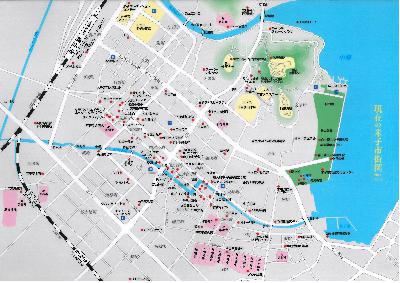 米子市街図
