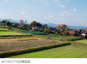 米子市日下の田園風景
