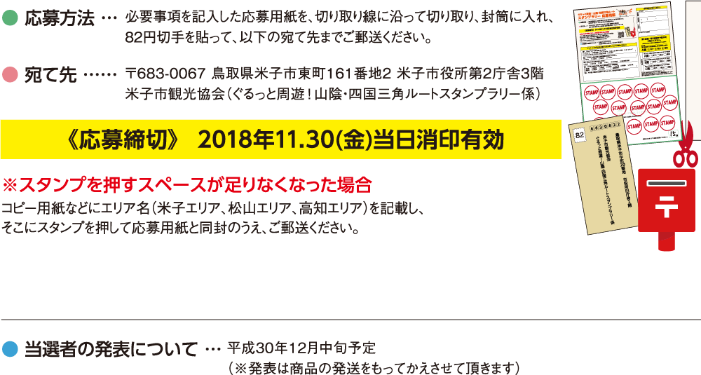 応募締切（当日消印有効）