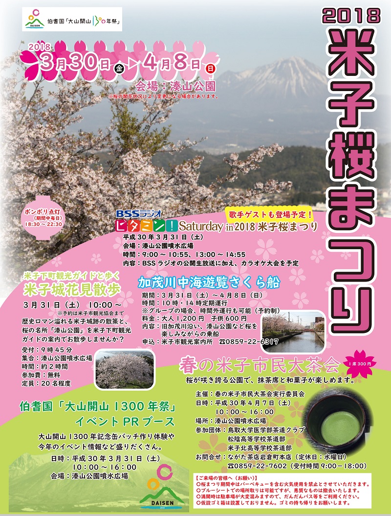 2018米子桜まつり